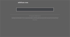 Desktop Screenshot of aideluxe.com